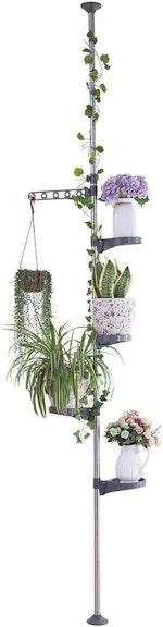 5-Layer Indoor Tension Pole Plant Stand alternate 4
