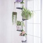 5-Layer Indoor Tension Pole Plant Stand alternate 5