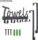 Heavy-Duty Over Door Hooks with 5 Racks alternate 2