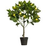 Artificial 70cm Green Lemon Tree Plant alternate 1