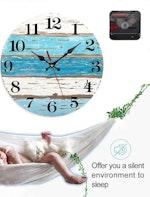 Silent Quartz Wall Clock, Easy Read alternate 1