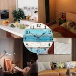 Silent Quartz Wall Clock, Easy Read alternate 2