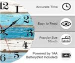 Silent Quartz Wall Clock, Easy Read alternate 3