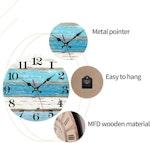 Silent Quartz Wall Clock, Easy Read alternate 5