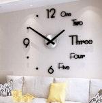 DIY Frameless Wall Clock with Roman Numerals alternate 5