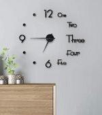 DIY Frameless Wall Clock with Roman Numerals alternate 7