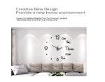 DIY Frameless Wall Clock with Roman Numerals alternate 8