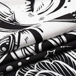 Black & White Sun and Moon Tapestry alternate 4