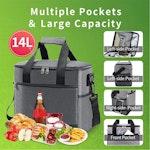 Double Deck Insulated Lunch Bag - Leak Proof alternate 1
