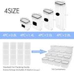 Airtight Food Storage Set - 16 Pc Pantry Organizer alternate 1