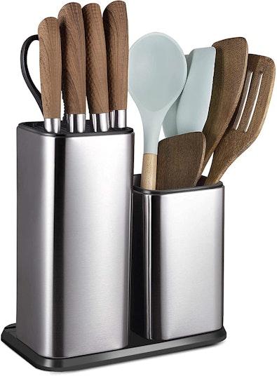 2-in-1 Stainless Steel Knife Holder cover