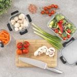 12-Pack Glass Meal Prep Containers with Lids alternate 6