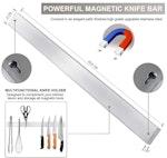 60cm Magnetic Steel Knife Holder alternate 1