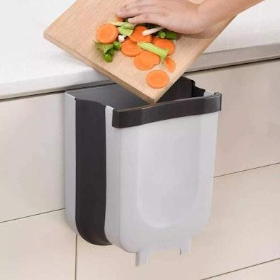 Collapsible Trash Can for Cabinet cover