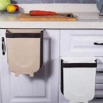 Collapsible Kitchen Door Trash Can - Beige alternate 8