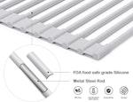 Roll-Up Dish Drying Rack Over Sink 52x33cm alternate 3