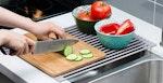Roll-Up Dish Drying Rack Over Sink 52x33cm alternate 5