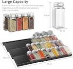 4-Tier Spice Rack Drawer Organizer, 2-Pack alternate 3