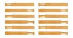 12 Bamboo Adjustable Drawer Dividers 44-55cm alternate 7