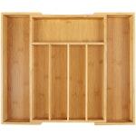 Bamboo Expandable Cutlery Tray - Natural