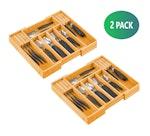 Bamboo Drawer Organizer & Knife Block alternate 1