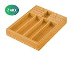 Bamboo Drawer Organizer & Knife Block alternate 5