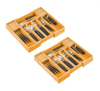 Bamboo Drawer Organizer & Knife Block cover