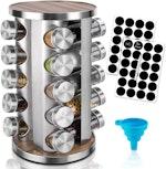 Rotating Spice Rack with 20 Jars thumbnail
