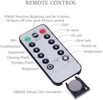 300 LED Curtain Fairy Lights with Remote alternate 3