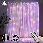 300 LED Curtain Fairy Lights with Remote alternate 7