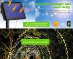 200 LED Solar Outdoor Lights - 8 Modes, Waterproof alternate 4