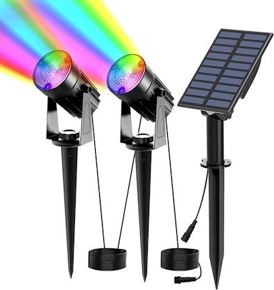 Solar Spotlight & Color-Changing Lights cover
