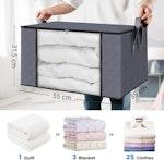 6-Pack Grey Clothes Storage Bags alternate 1