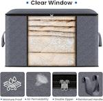 6-Pack Grey Clothes Storage Bags alternate 2