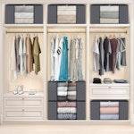 6-Pack Grey Clothes Storage Bags alternate 4