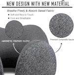 Memory Foam Neck Pillow with Luxury Bag for Travel alternate 5