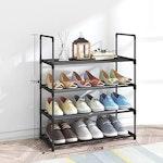 4-Tier Stainless Steel Shoe Rack for 15 Pairs alternate 1