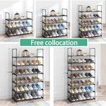 4-Tier Stainless Steel Shoe Rack for 15 Pairs alternate 3