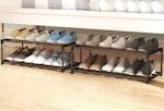 4-Tier Stainless Steel Shoe Rack for 15 Pairs alternate 4