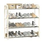 4-Tier White Shoe Rack Organizer alternate 5