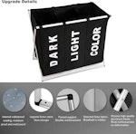 135L Laundry Hamper with Waterproof Bags alternate 2