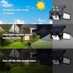 Solar Lights Outdoor 800Lm 74 LED Motion Sensor alternate 1