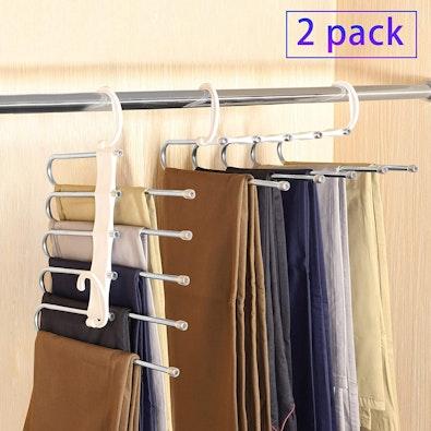 5-in-1 Adjustable Multi-Layer Pants Hanger cover