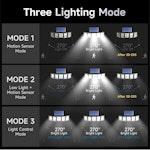 Solar Lights Outdoor 300 LED Motion Sensor alternate 2