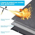 Grill Mat Fireproof for Smokers & Gas Decks alternate 2