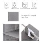 5-Tier Hanging Closet Organizer, Grey alternate 4