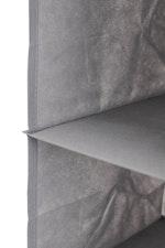 5-Tier Hanging Closet Organizer, Grey alternate 5