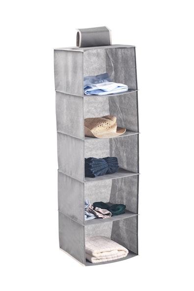 5-Tier Hanging Closet Organizer, Grey cover