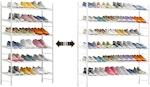 6-Tier Adjustable Metal Shoe Rack - White thumbnail