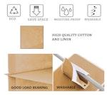 5-Tier Hanging Closet Organizer, Beige alternate 3